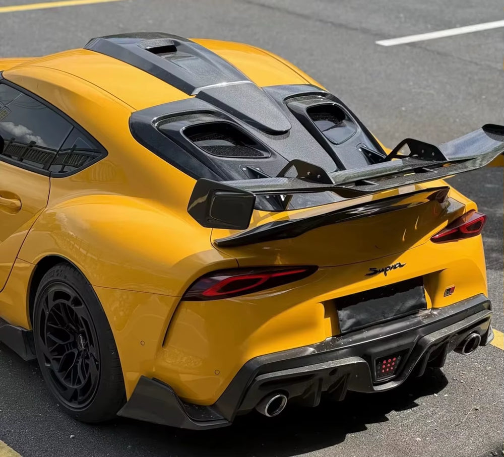 Robt Style Carbon Fiber Spoiler for Toyota Supra A90 A91MK5 Spoiler Wing Carbon Fiber Rear Trunk High Wing Spoile Body Kit