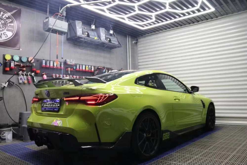 Csl-Style Auto Parts in the Net Tail Light Tail Cover Carbon Fiber for BMW M4 Body Kit